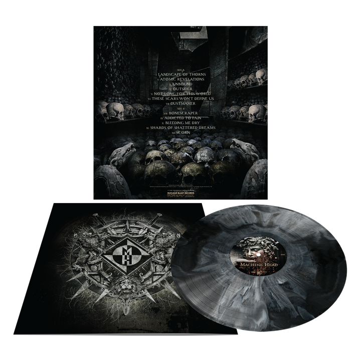UNATØNED VINYL GREY & BLACK MARBLE US