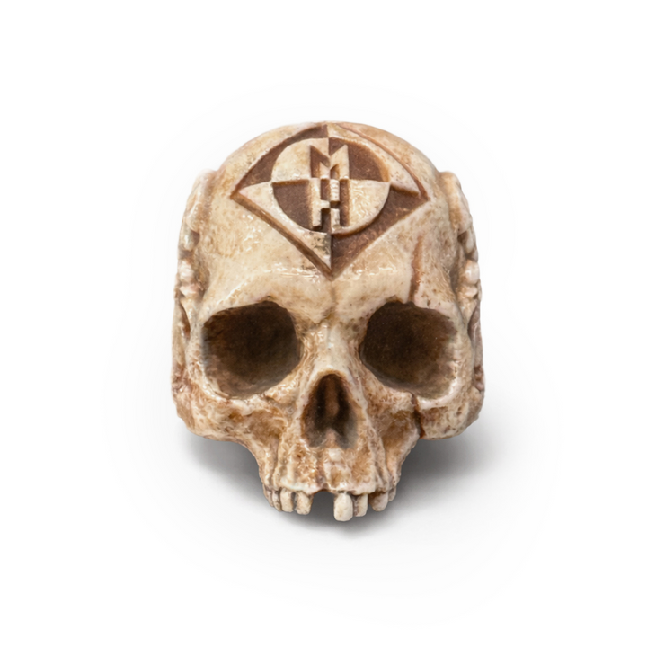 Deer Antler MH Skull Ring US