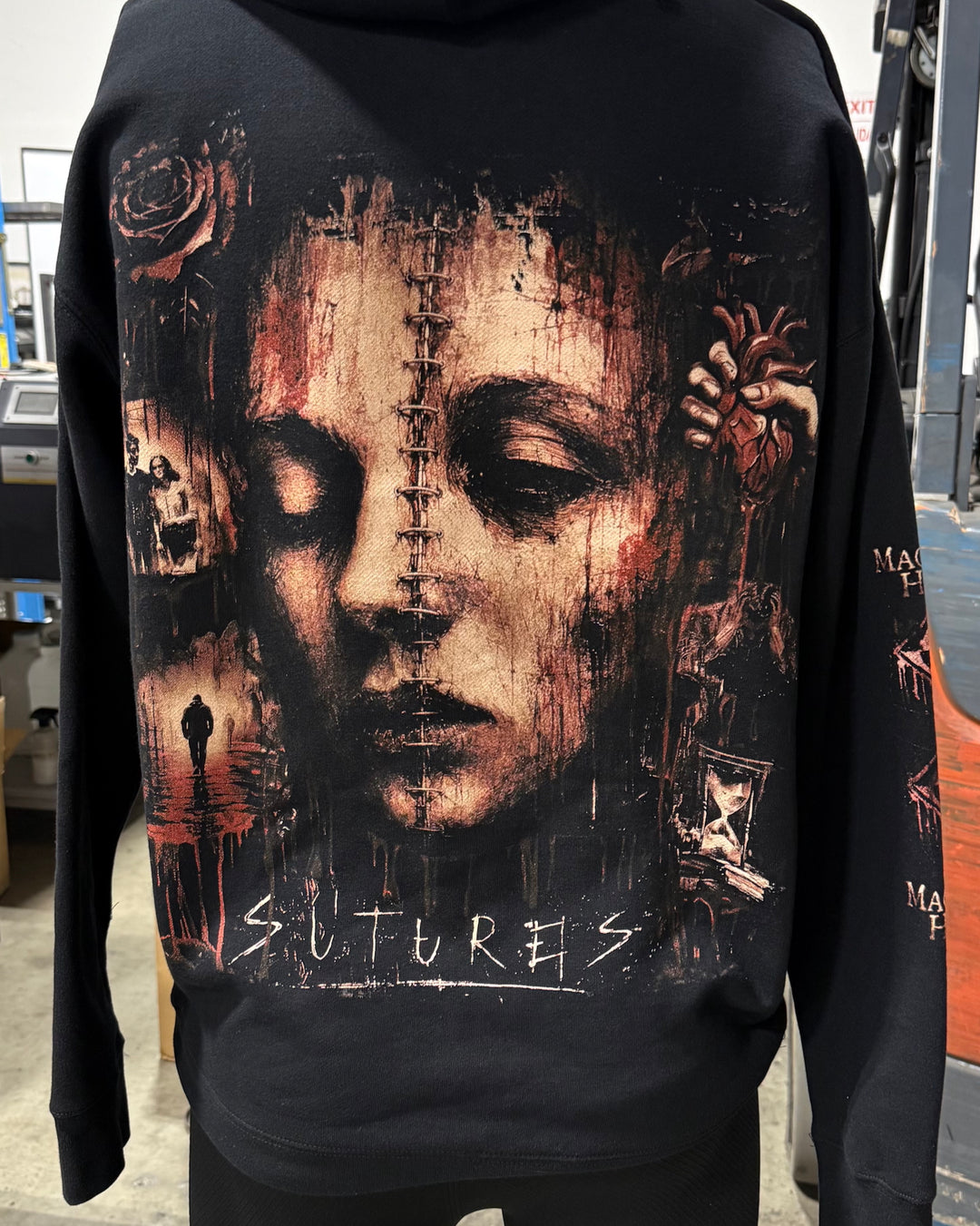 Sutures Zip Hoodie