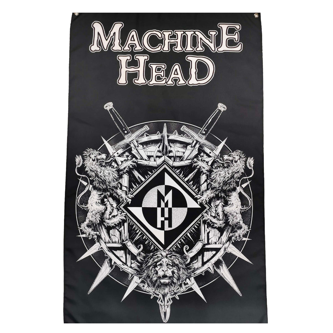 Lion Crest Wall Flag