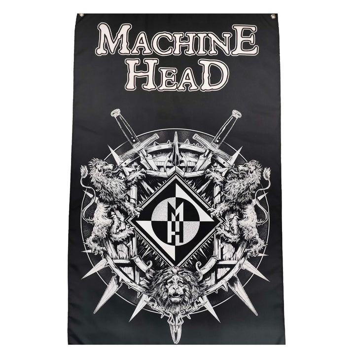 Lion Crest Wall Flag