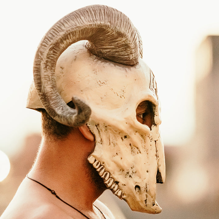 ØF KINGDØM AND CRØWN Ram Skull Mask